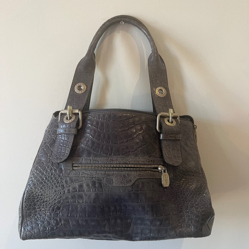 Prune Purse Designer Argentine Leather Handbag